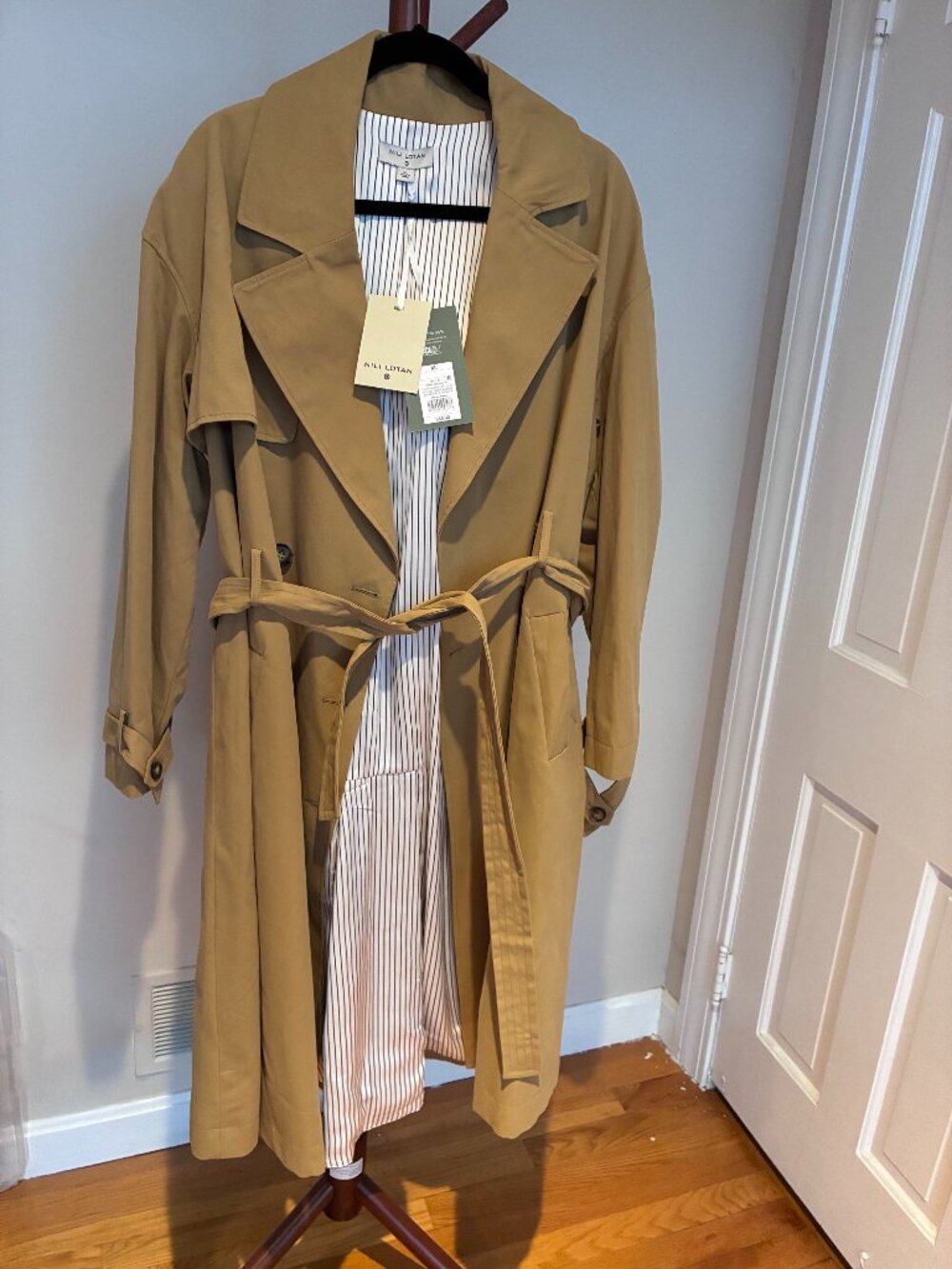Nili Lotan Trench coat XL NEW
